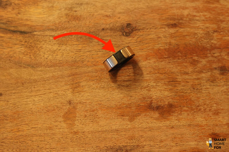 Man sieht die Außenhülle des Circular Rings.